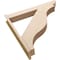Ekena Millwork 7 1/2-in W x 48-in D x 48-in H Funston Slat Rough Cedar Woodgrain TimberThane Outlooker, Primed Tan OUTUR075X48X48FST24RCPR - alternate 2
